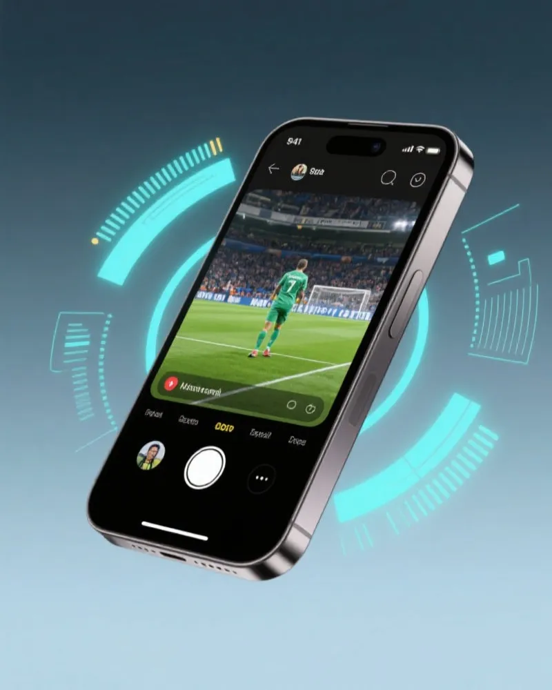 欧冠 App 界面展示